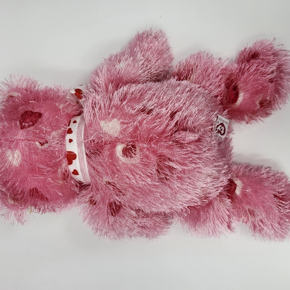 Ty Punkies LIL' HUGZ - Plush Pink Hearts Teddy Bear With Tag - Picture 8 of 8